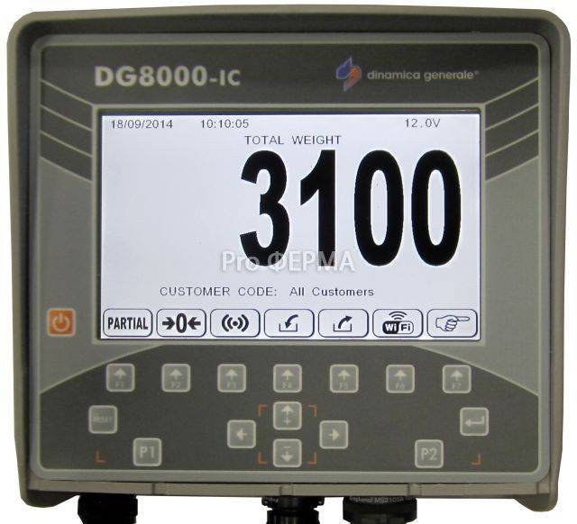 Весовой терминал DG 8000 IC